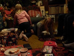 rijtje maken of we alle 2 even veel pakjes hebben gehad. Klopt precies. DSCN4019